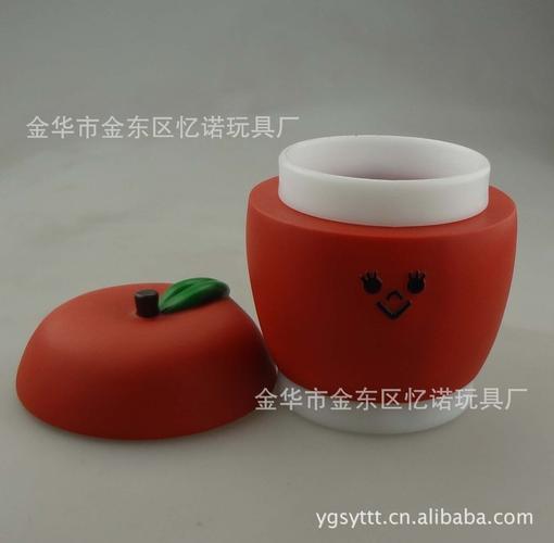 厂家供应环保pvc搪胶苹果 广告促销礼品 创意礼品杯子